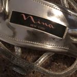 Nina  Silver Glittery Heels Photo 4