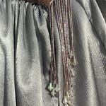 Vintage 80s Silver Beaded Jumpsuit size 8 Photo 4