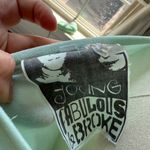 Young Fabulous and Broke Blue Ombré Midi Dress Ruched Sides Stretchy $150 S Photo 6