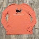 Vineyard Vines NEW women's XS pink Lacrosse Whale pocket graphic shirt Photo 0