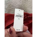 Old Navy Women's Red Twist-Front Textured-Rib Tankini Swim Top XL Photo 5