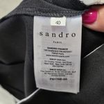 Sandro Hodei Culottes Pants 40 EU 8 US Black Pleated Cropped Wide Leg Photo 6