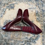 Pura López Burgundy Heeled Pumps Size 40/9 Brown Photo 1