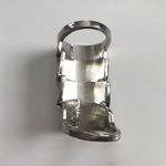 Topshop BTS  Forever 21 NIB Silver armor ring size 7 Photo 2
