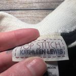 VTG 90s Top‎ Stitch Morning Sun Black Cardinal Christmas Sweatshirt Womens Large Photo 5