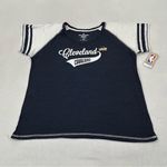 Nba Cleveland Cavaliers Cavs Soft As A Grape Navy Shirt Womens Plus Size 2X Photo 0