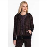 Johnny Was Bee Active Cheetah Print Zip Hoodie + Relaxed Tape Jogger Pants Set S Photo 4