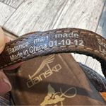 Dansko  Jovie Strappy Slingback Sandals Size 37 (6.5-7) Blue Leather Cork Photo 8