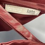 ZARA W/B Collection Ruffle Long Sleeve Tie Back Boxy Fit Blouse Photo 11