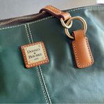Dooney & Bourke  | Large Genuine Leather Green O Ring Shoppers Tote Photo 1
