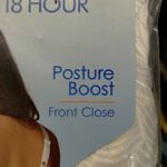 Playtex  NEW (Open Bag) Sz 40D White Wirefree 18 Hr Posture Boost Front Close Bra Photo 2