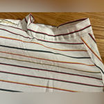 Madewell  Slightly Oversized Cotton Central Shirt in Sadie‎ Stripe Multistripe XS Photo 8