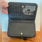 Rare Hot Topic Out Of Stock Jujutsu Kaisen Chibi Character Grid Tech Wallet Blue Photo 2