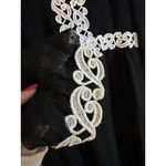 1960s Modette Vintage Mod Black Long Sleeve Sheath Dress Photo 2