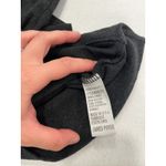 James Perse Dark Charcoal Gray Hoodie square neck Women's Size 1 Photo 5