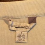 Petite Sophisticate  Ivory Ribbed Skirt Size 8 Photo 2