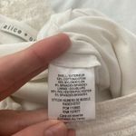 Alice + Olivia Ettley Cream Lace Maxi Skirt Size 4 With Back Slit Photo 9