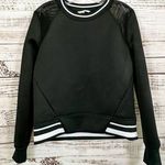 C&C California C & C California Women's Neoprene Scuba Mesh Pullover Sweatshirt Black Sz Medium Photo 6