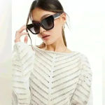 Quay Australia QUAY By The Way Sunglasses ~Black Frame Smoke Lens ~NEW in Case! 😎 Photo 0