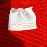 Rachel Parcell  Ribbed Sweater Red Size XS Photo 3