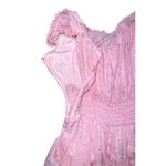 Isabelle's Closet Naomi Romper Pink White Daisy Print Small Floral Feminine EUC Photo 5