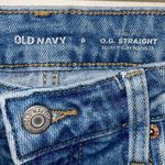 Old Navy  Womens‎ High Rise OG Straight Distressed Cropped Jeans Blue Size 6 Photo 4