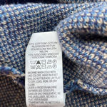 Lucky Brand Womens Blue/ Tan Aztec Open Front Cardigan Duster Sweater sz LRG Photo 5