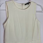 Tibi  sleeveless ponte knit cream fit n flare dress Photo 1