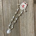 Charming Charlie NWT necklace & earring set white/pearl/crystal beads Photo 5