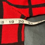 Mud Pie  Red Black Windowpane Everly Bow Tunic Ruby Large (12/14) NWT Photo 10