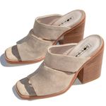 Sol Sana Dice Mule Taupe Suede Size 37 Photo 2