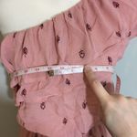 Mossimo Supply Co NWOT Pink One Shoulder Ruffle Crinkle Dress New Photo 5