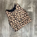 IVL Leopard Into The Wild Crop Bra Tan Size 8 Photo 0