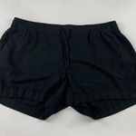 Old Navy Black Linen Blend Pull On Shorts XL Photo 0