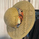 Source Unknown Woven Straw Hat in Tan Photo 0