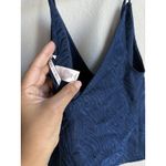 Victoria's Secret  Women's Navy Zebra Pajama Set Size Medium Satin Cami & Shorts Photo 7