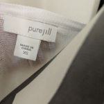 Purejill‎ J. Jill White Knit Blouse Size XS Photo 3