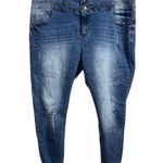 Women's Chic Denim Harley Corset Skinny Jeans Size 24S Blue Photo 0