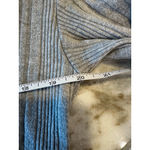 Andrew Marc Women's Gray Ribbed V-Neck Sweater S Photo 6