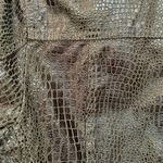 Ruby Rd. Faux Alligator Moto Jacket Snap Button Front Photo 5