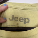 Jeep Neon Yellow Graphic Tee Size XL Photo 1