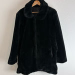 Rachel Zoe : Women's Black Faux Fur Coat Photo 0