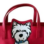 MARC TETRO Westie Dog Mini Tote Everyday Crossbody Versatile Red Bag Photo 4