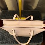 Kate Spade  Pink With Red interior Leather Tote Bag EUC Photo 9