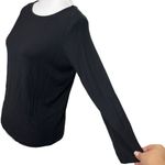 Vince Boat Neck Dolman Long Sleeve Top Black Essentials Women’s Size Small S Photo 4