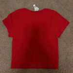 NIKIBIKI Boutique Ribbed Red Tee Size Small Photo 3