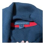 French Connection Navy Red Striped Cowl Neck Sweater Dress Women’s Medium Photo 6