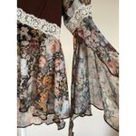 SheIn Babydoll Top Cottagecore Y2K Fairycore Flowy Long Sleeve - Size S / 4 Lace Trim Photo 2