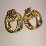 Premier Designs  Elegant Gold Tone Retro Boho Hoop Earrings Photo 1