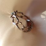 Boutique Silver Chain Ring Size 7 Photo 0